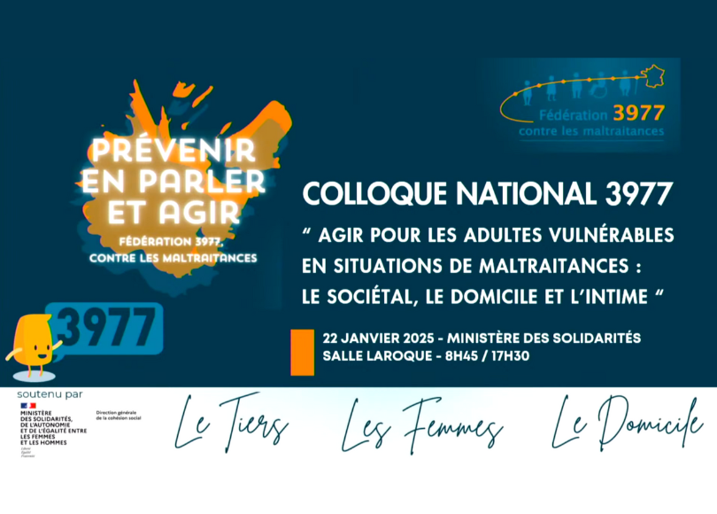 Colloque 2025 de la Fédération 3977 « Agir pour les adultes vulnérables en situation de maltraitances »